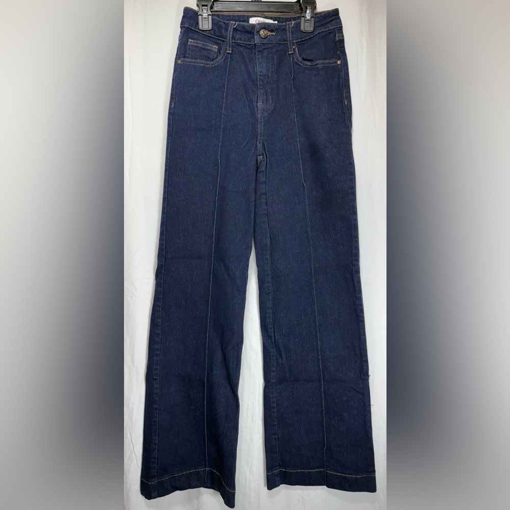 ORAIJE PinTuck Wide Leg Jeans